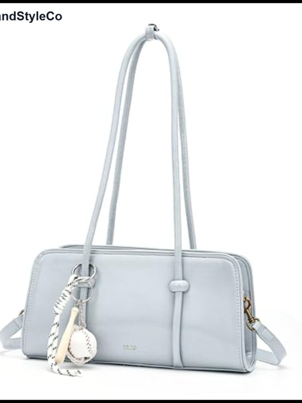 Genuine Faux Leather Women's Satchel Handbag Multi Pocket Crossbody Top Handle